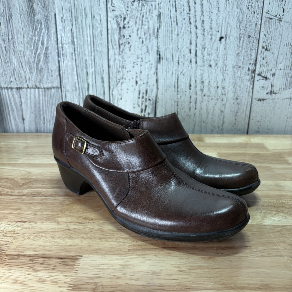 Born Gilda Monk Strap Loafers Women's Size‎ 9.5M Brown
